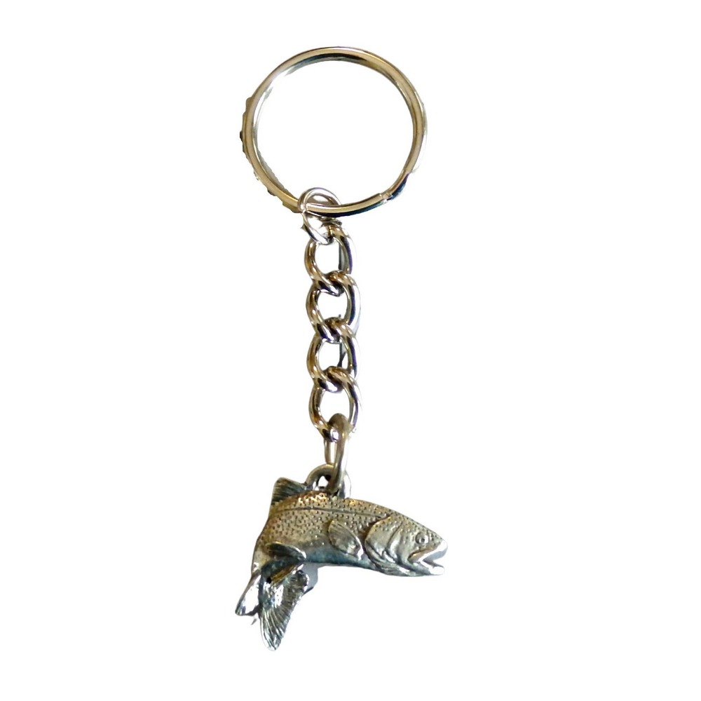 Jumping Rainbow Trout Keychain 2006K